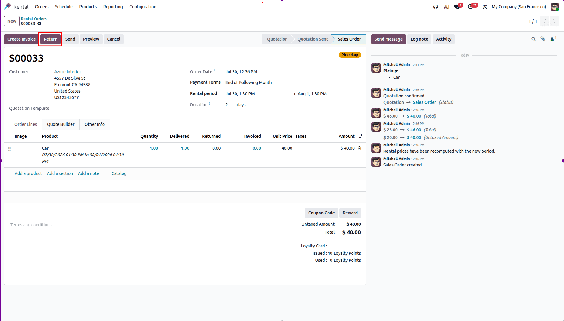 How to Manage Rental Orders in Odoo 19-cybrosys