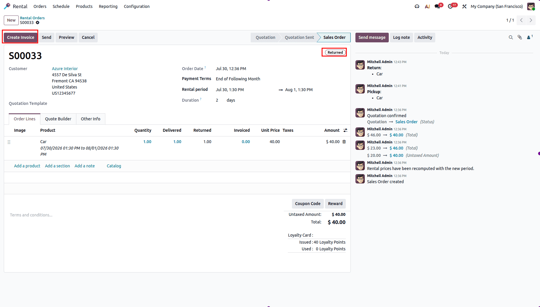 How to Manage Rental Orders in Odoo 19-cybrosys