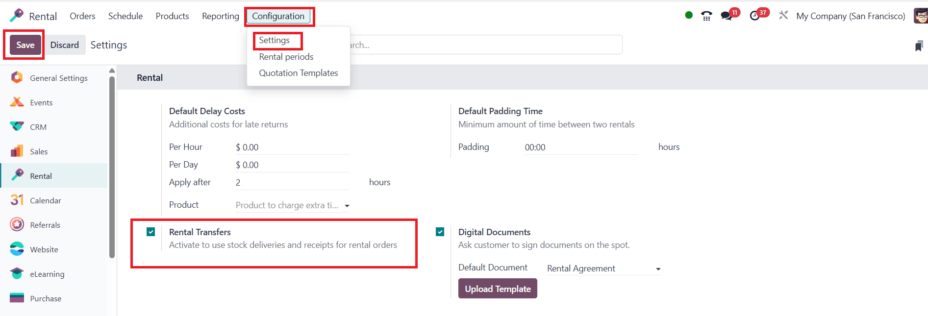 How to Manage Rental Transfers in Odoo 18-cybrosys