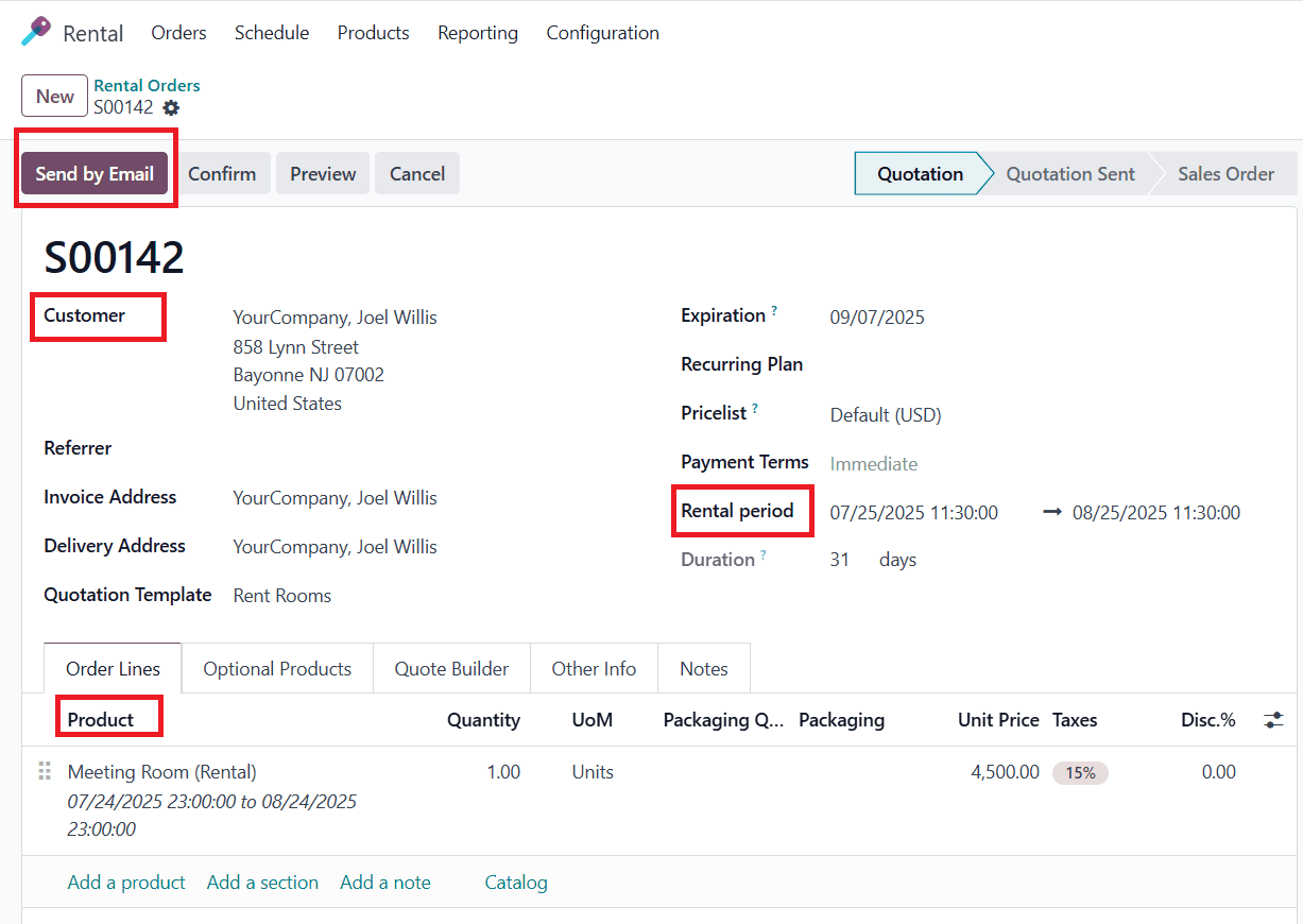 How to Manage Rental Transfers in Odoo 18-cybrosys