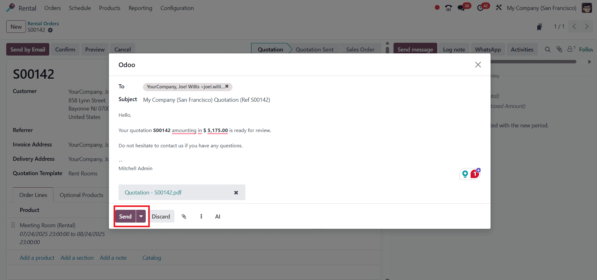 How to Manage Rental Transfers in Odoo 18-cybrosys