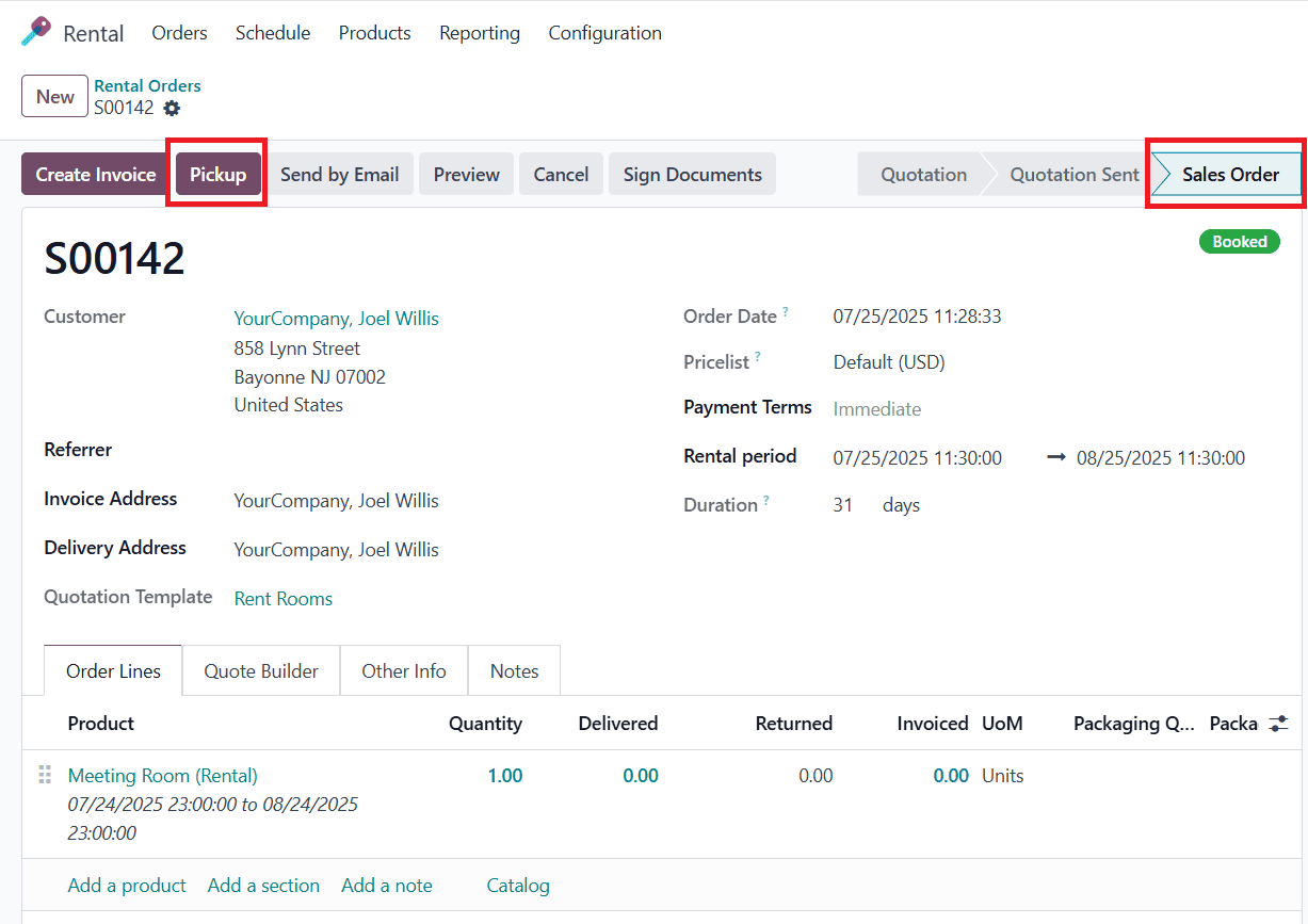 How to Manage Rental Transfers in Odoo 18-cybrosys