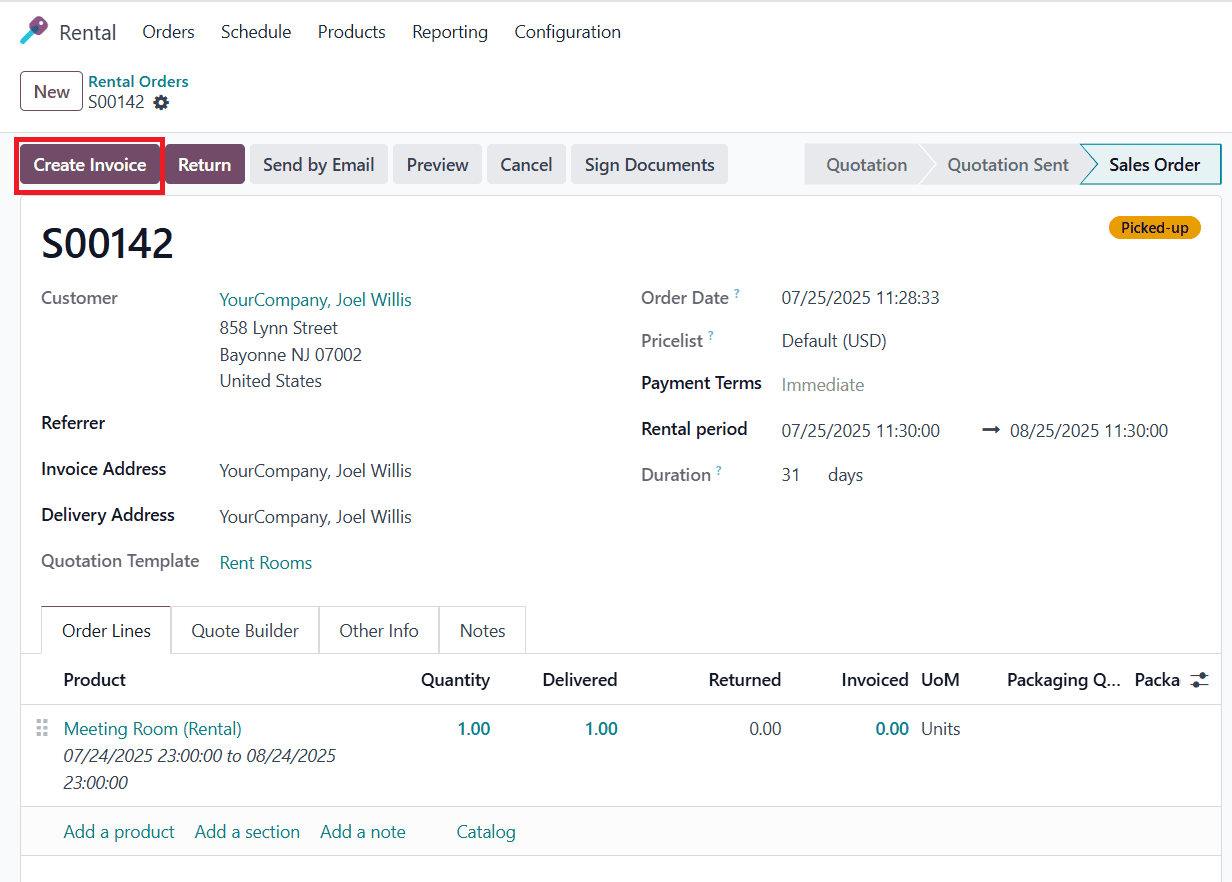 How to Manage Rental Transfers in Odoo 18-cybrosys