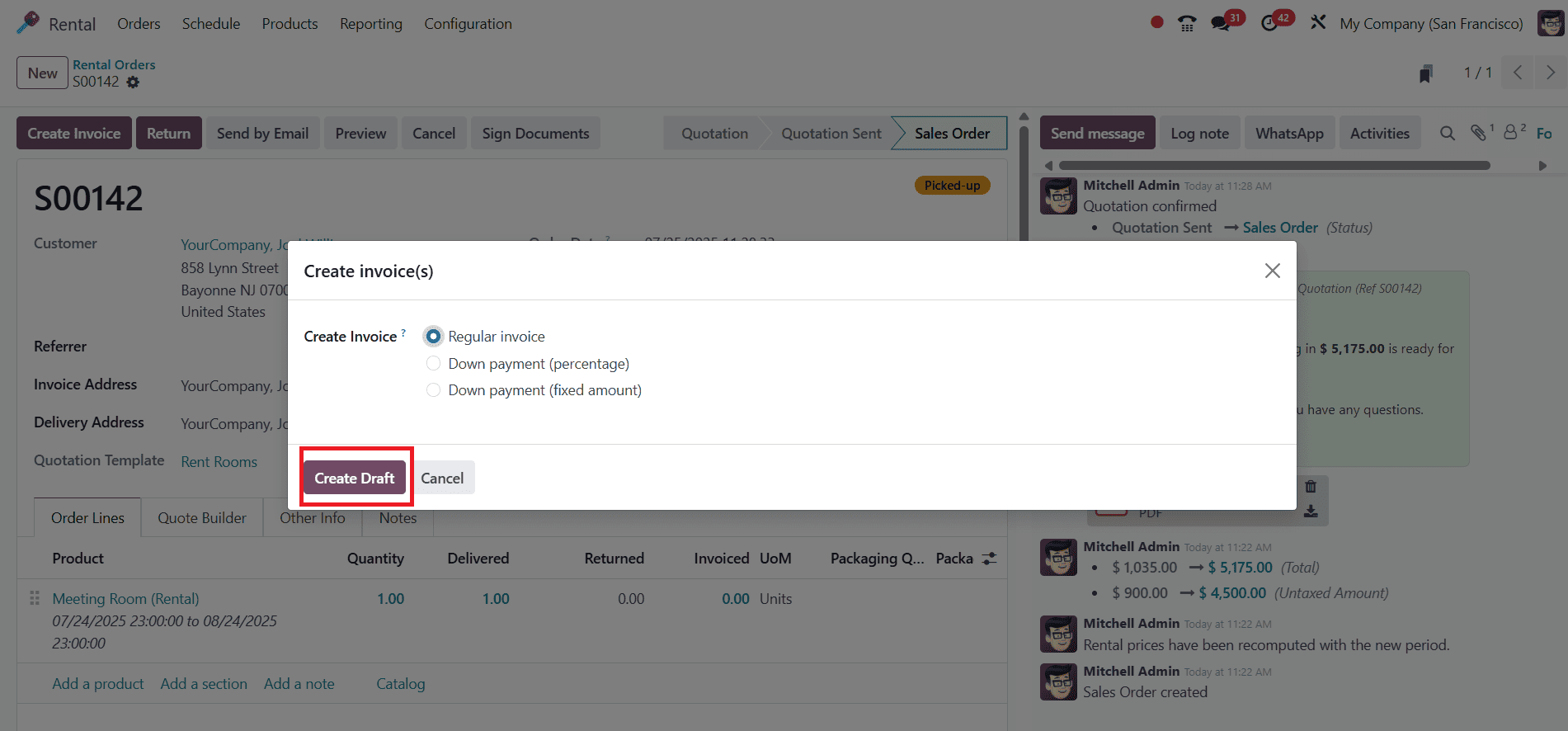 How to Manage Rental Transfers in Odoo 18-cybrosys