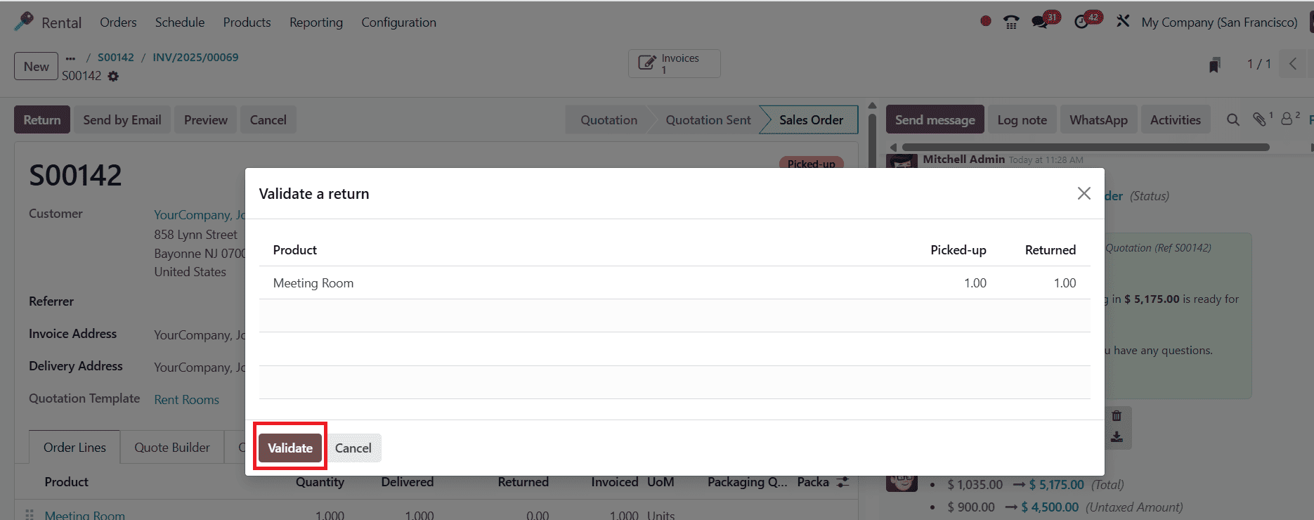 How to Manage Rental Transfers in Odoo 18-cybrosys