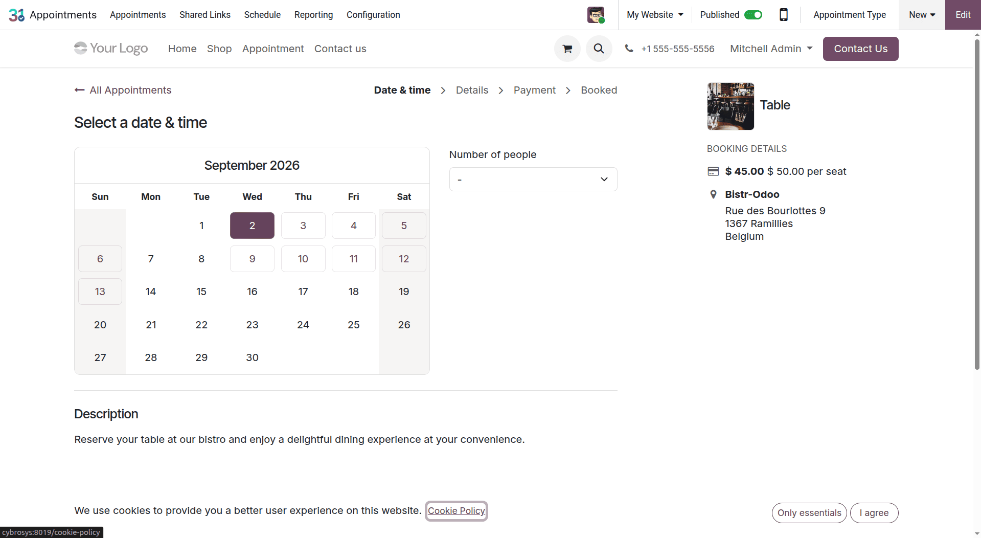 How to Manage Restaurant Reservations Efficiently with Odoo 19-cybrosys