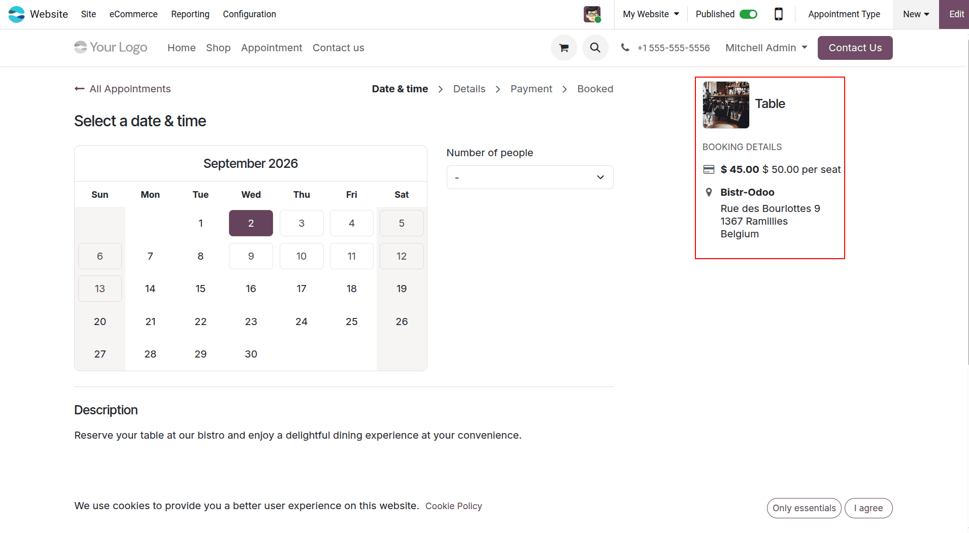 How to Manage Restaurant Reservations Efficiently with Odoo 19-cybrosys