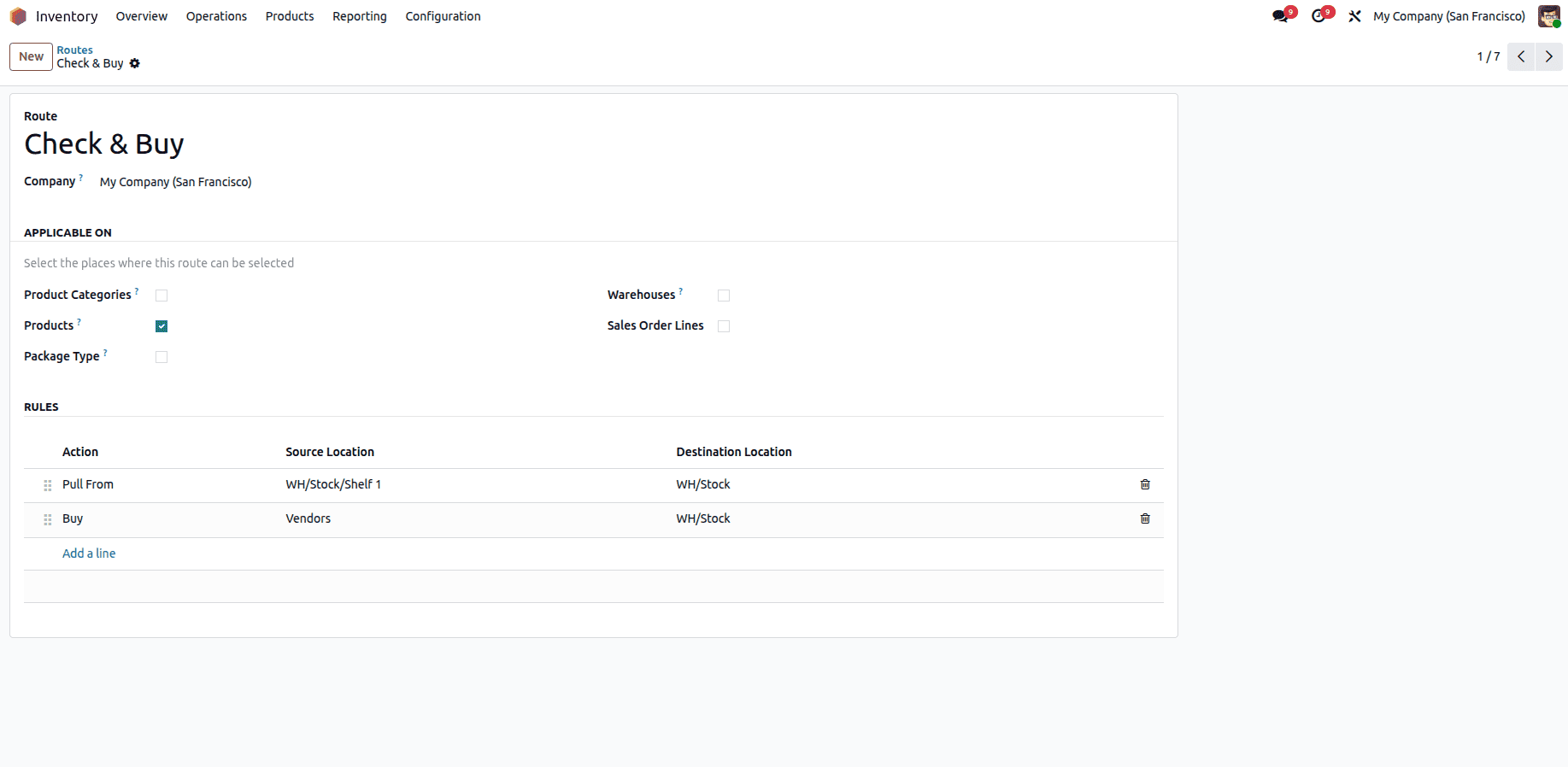 How to Manage Rules & Routes in Odoo 19 Inventory-cybrosys