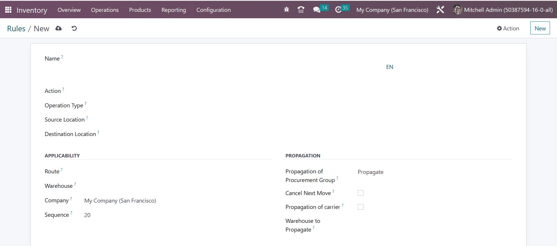 How to Manage Rules & Routes Under Odoo 16 Inventory App-cybrosys