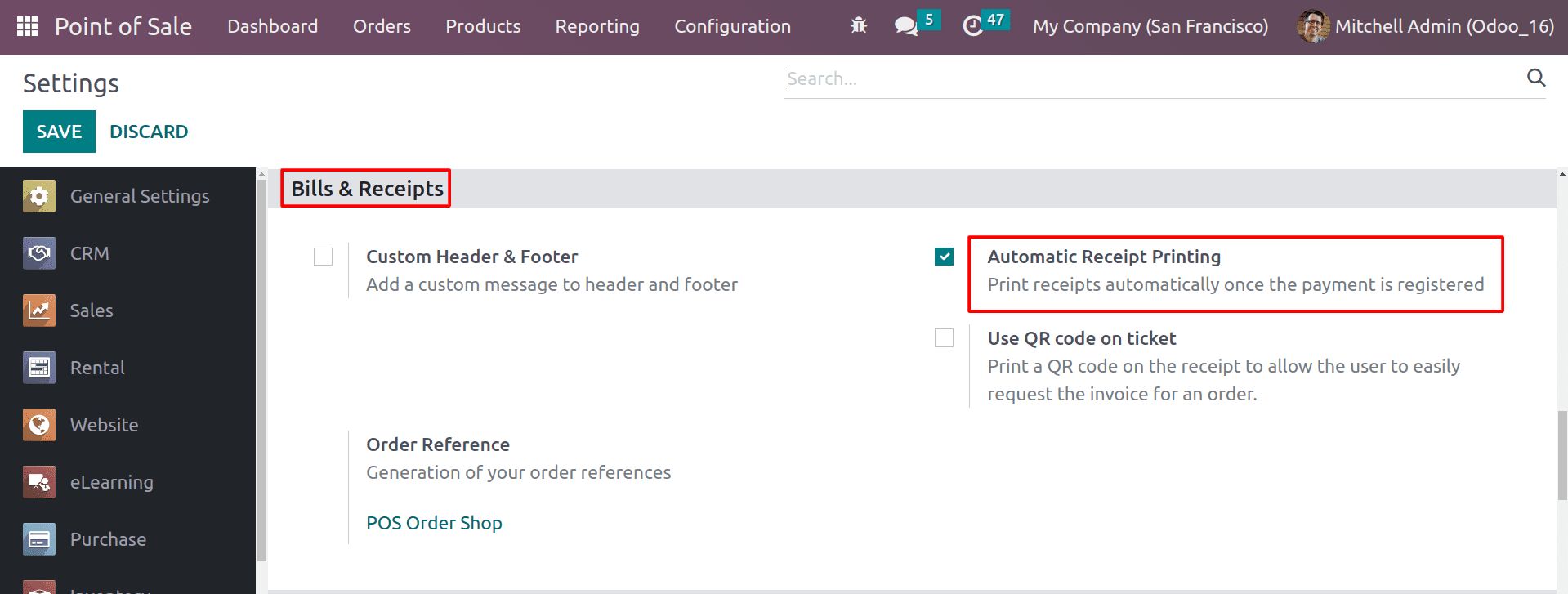 How to Manage Sales Receipt in Odoo 16 POS App-cybrosys