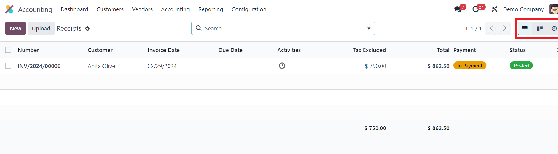 How to Manage Sales Receipts inside the Odoo 17-cybrosys