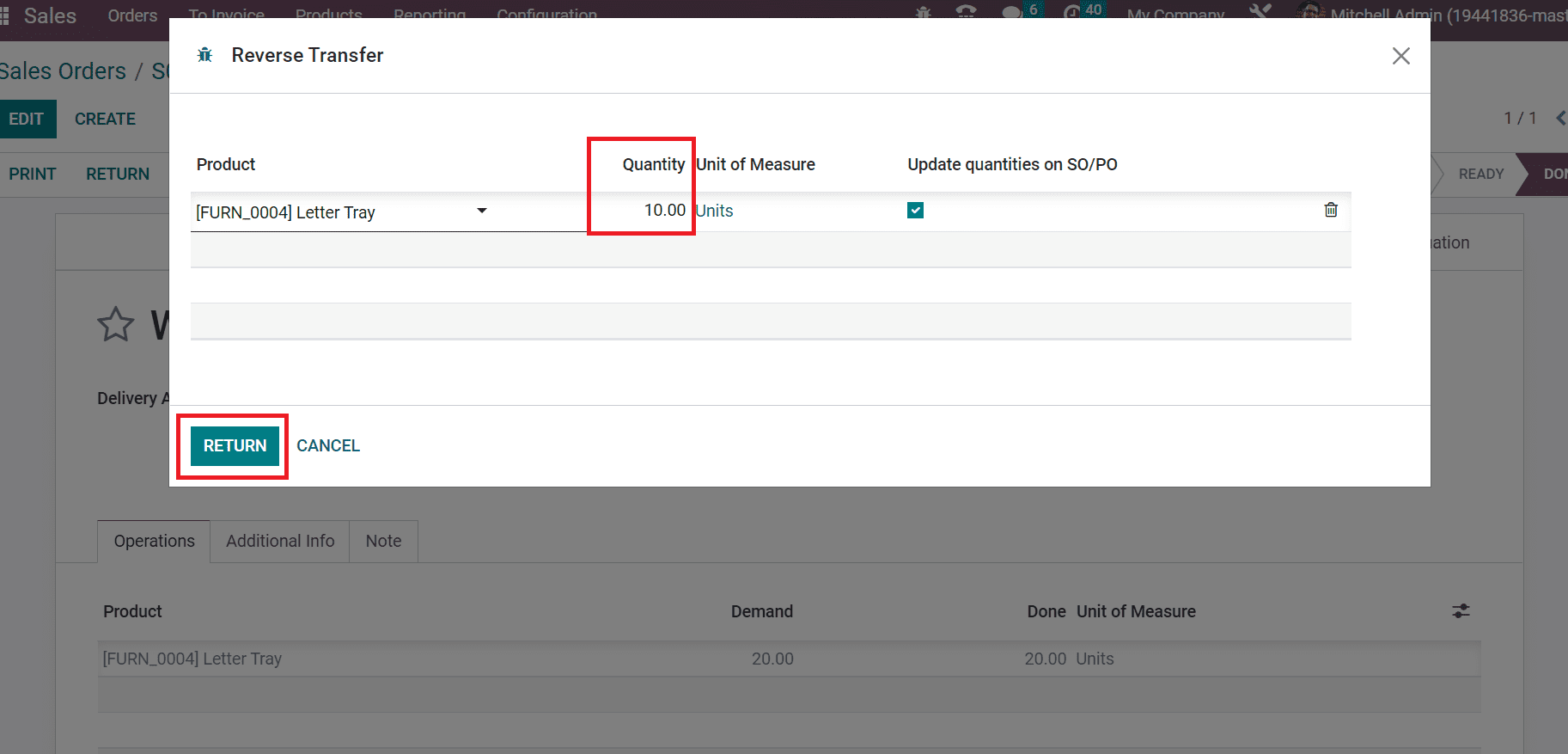 How to Manage Sales Return for an Order Using Odoo 16 Sales App