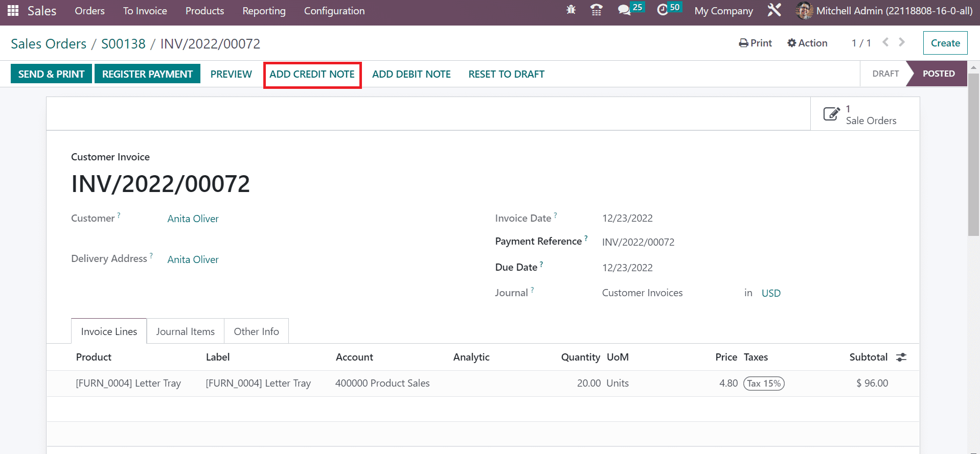 How to Manage Sales Return for an Order Using Odoo 16 Sales App