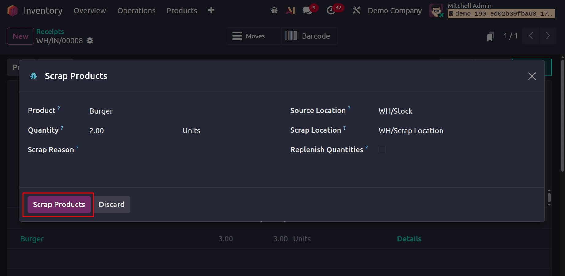 How to Manage Scrap and Product Movements in Odoo 19-cybrosys