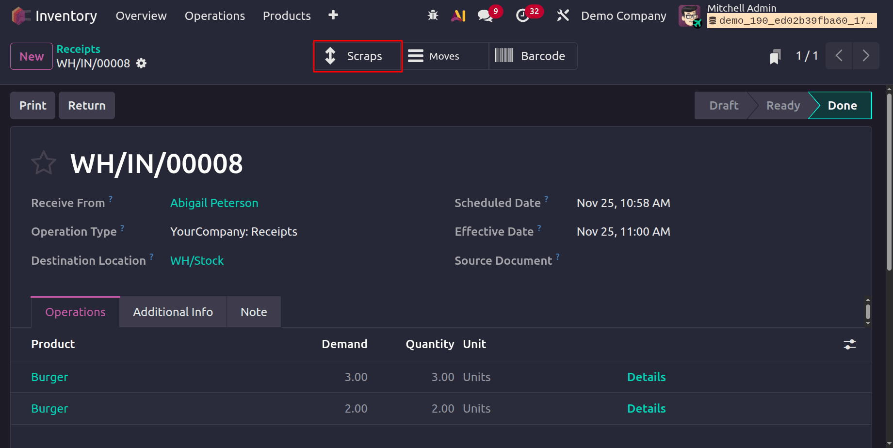 How to Manage Scrap and Product Movements in Odoo 19-cybrosys