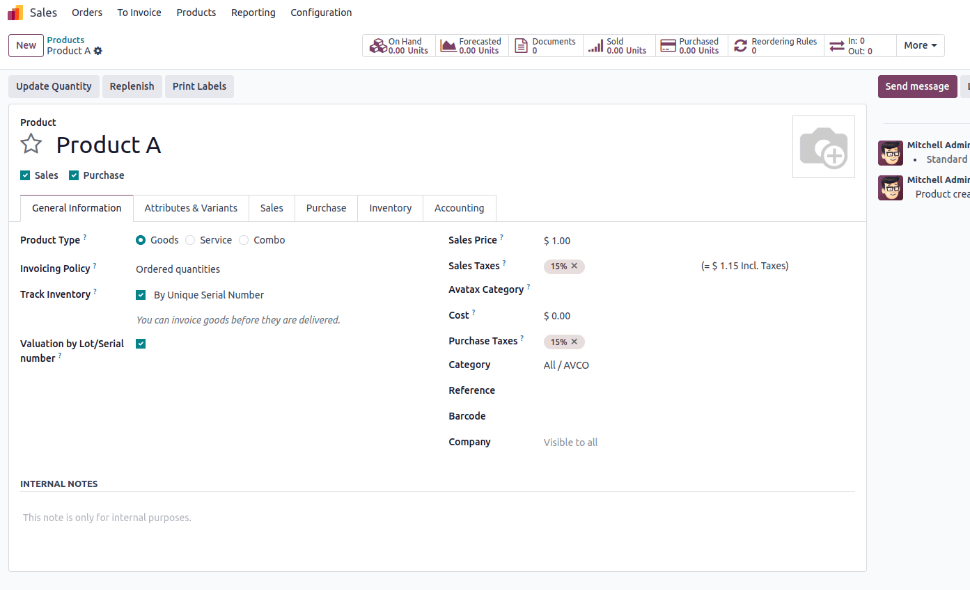 How to Manage Stock Valuation by Lot & Serial Numbers in Odoo 18-cybrosys