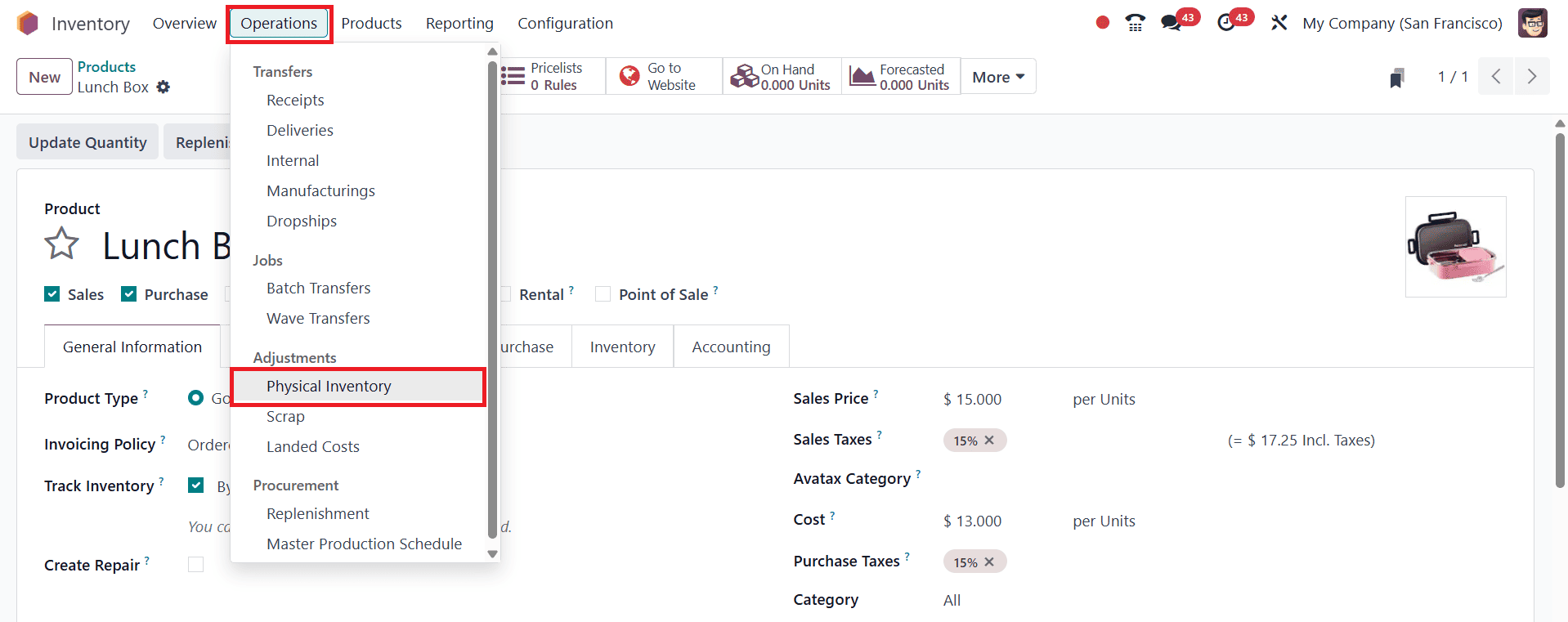 How to Manage Stocks in Odoo 18-cybrosys