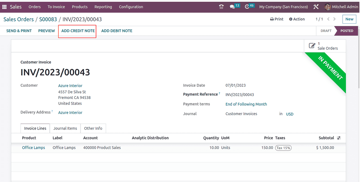 How to Manage Storno Accounting in Odoo 16 Accounting-cybrosys