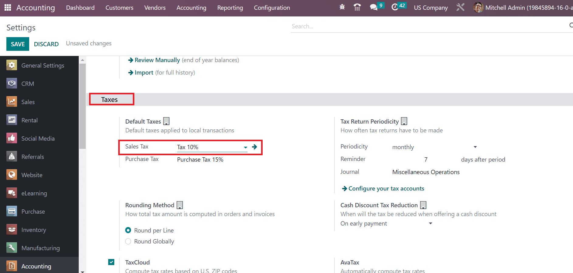 How to Manage Tax Excluded & Tax Included in Odoo 16 Accounting?-cybrosys