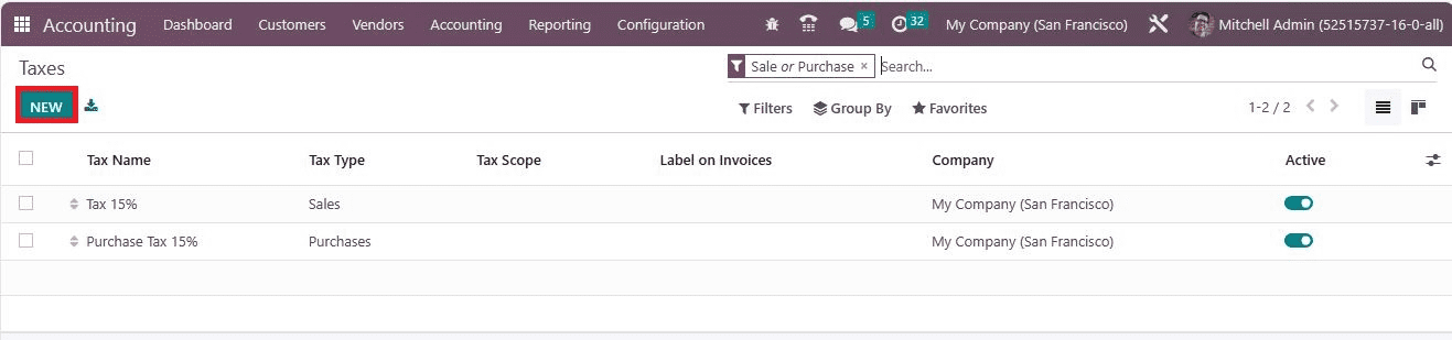 How to Manage Tax Excluded & Tax Included in Odoo 16 Accounting?-cybrosys