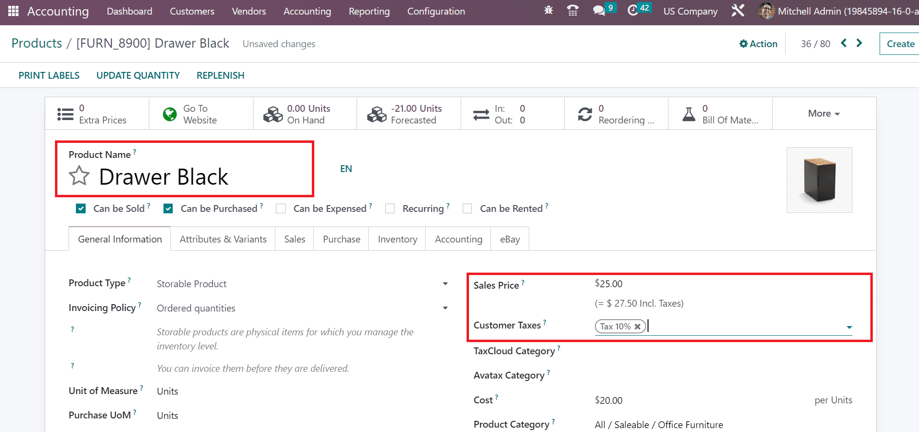 How to Manage Tax Excluded & Tax Included in Odoo 16 Accounting?-cybrosys