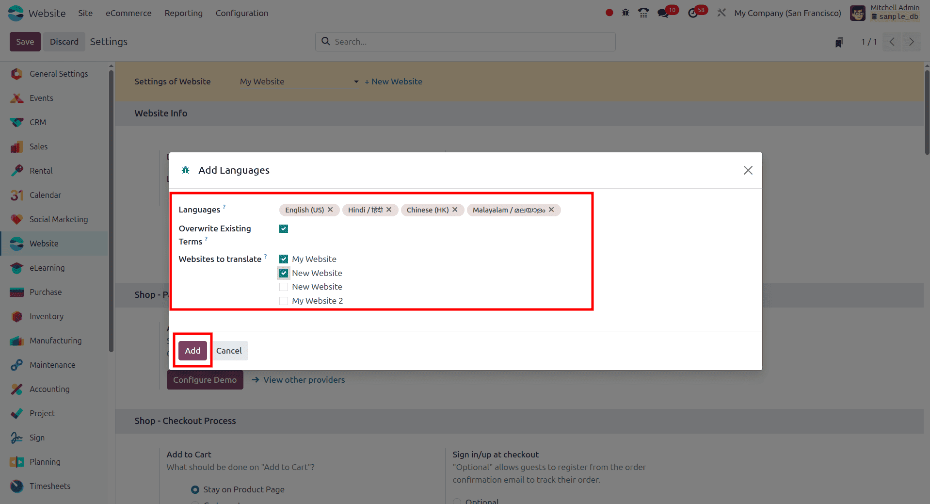 How to Manage the Language of a Website in Odoo 18-cybrosys
