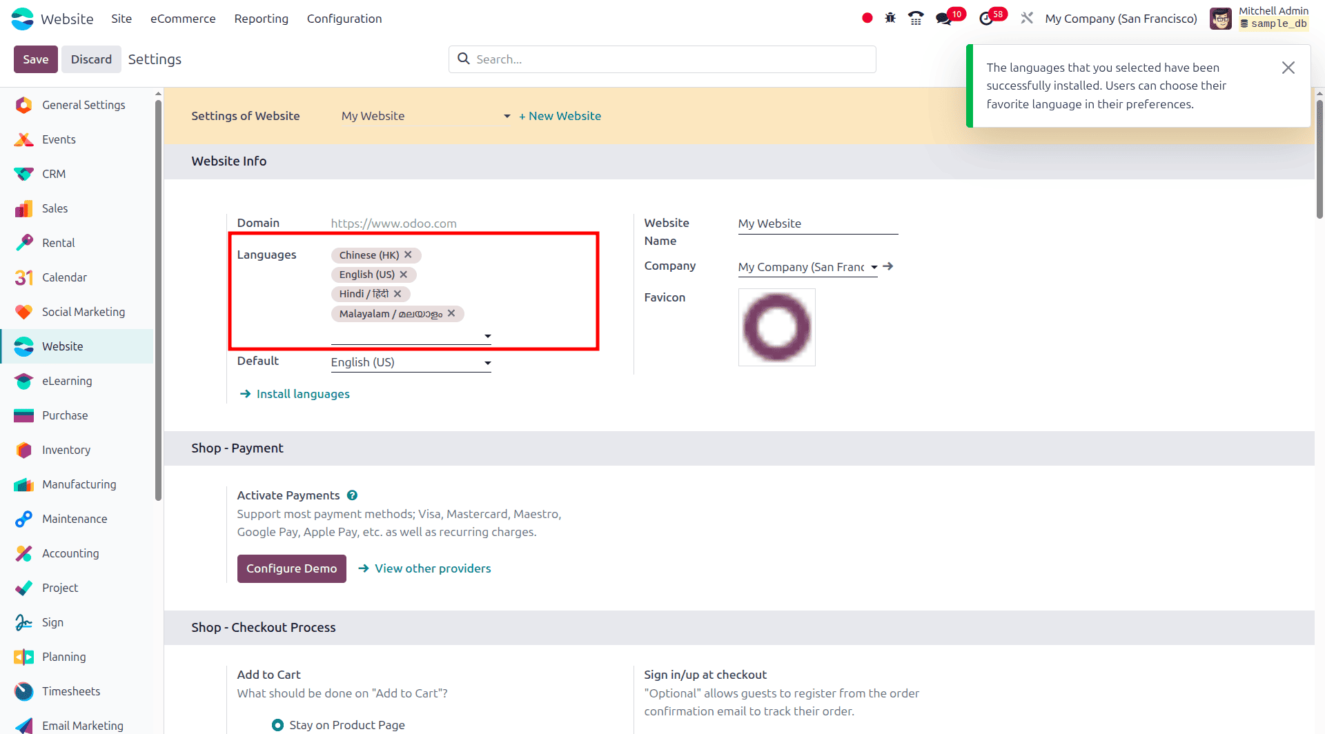 How to Manage the Language of a Website in Odoo 18-cybrosys