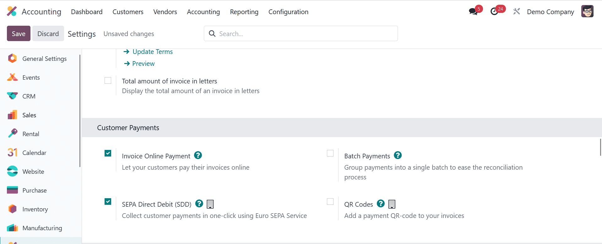 How to Manage the Payment of Bills Using European SEPA in Odoo 17 Accounting-cybrosys