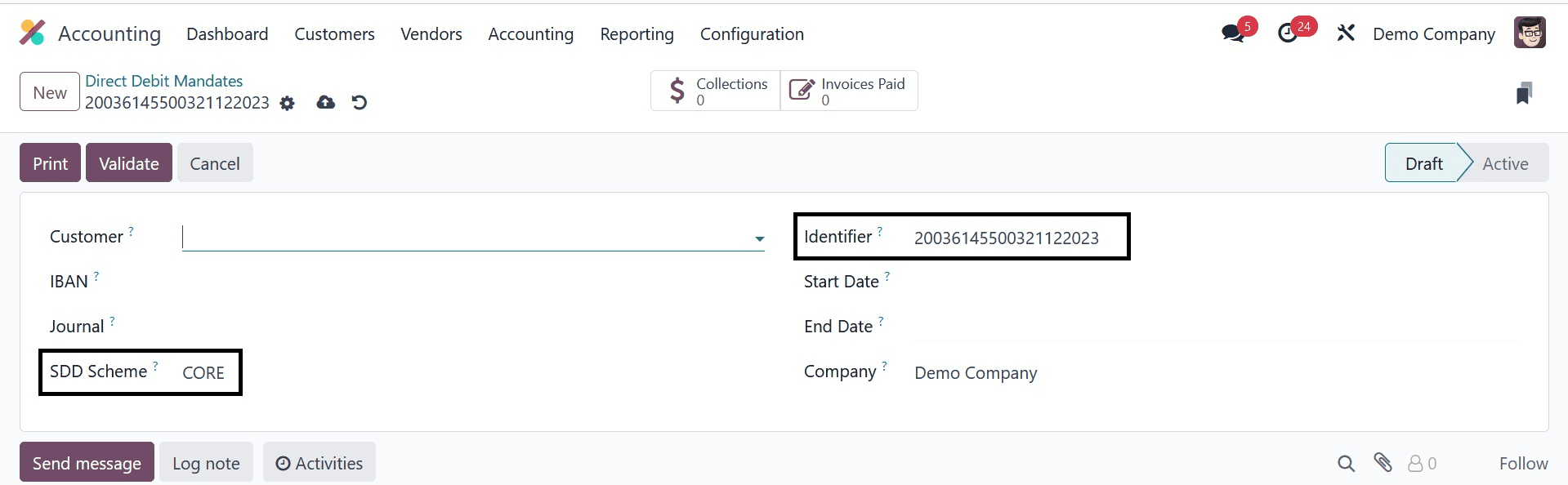 How to Manage the Payment of Bills Using European SEPA in Odoo 17 Accounting-cybrosys