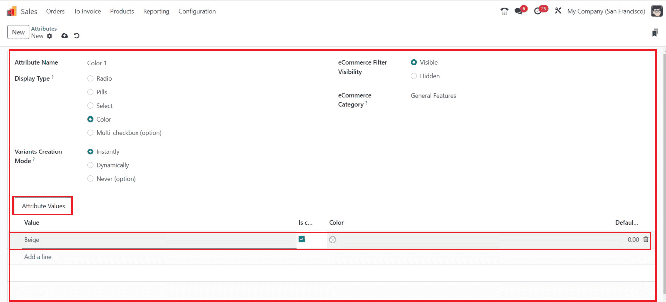 How to Manage the Product Variants Using the Odoo 17 Sales App-cybrosys