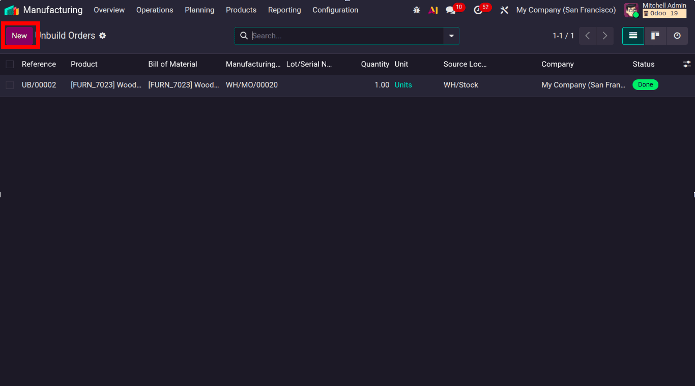 How to Manage Unbuilding and Dismantling Manufactured Products in Odoo 19-cybrosys