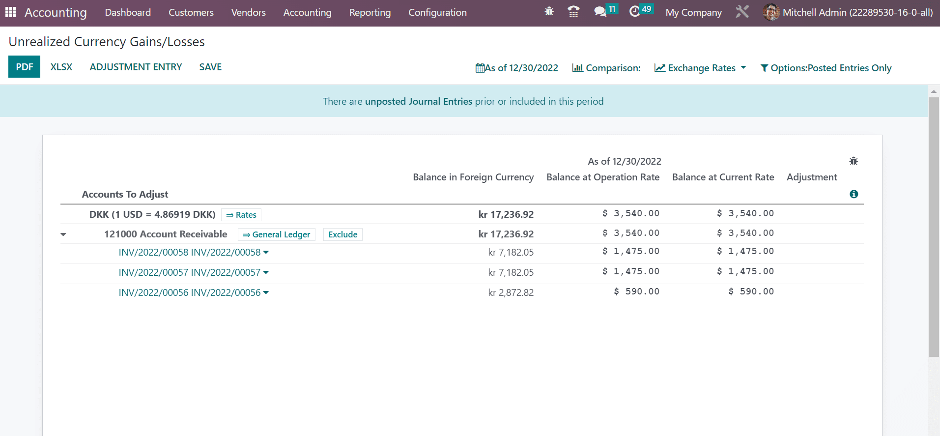 How to Manage Unrealized Currency Gain/Losses in Odoo 16 Accounting-cybrosys