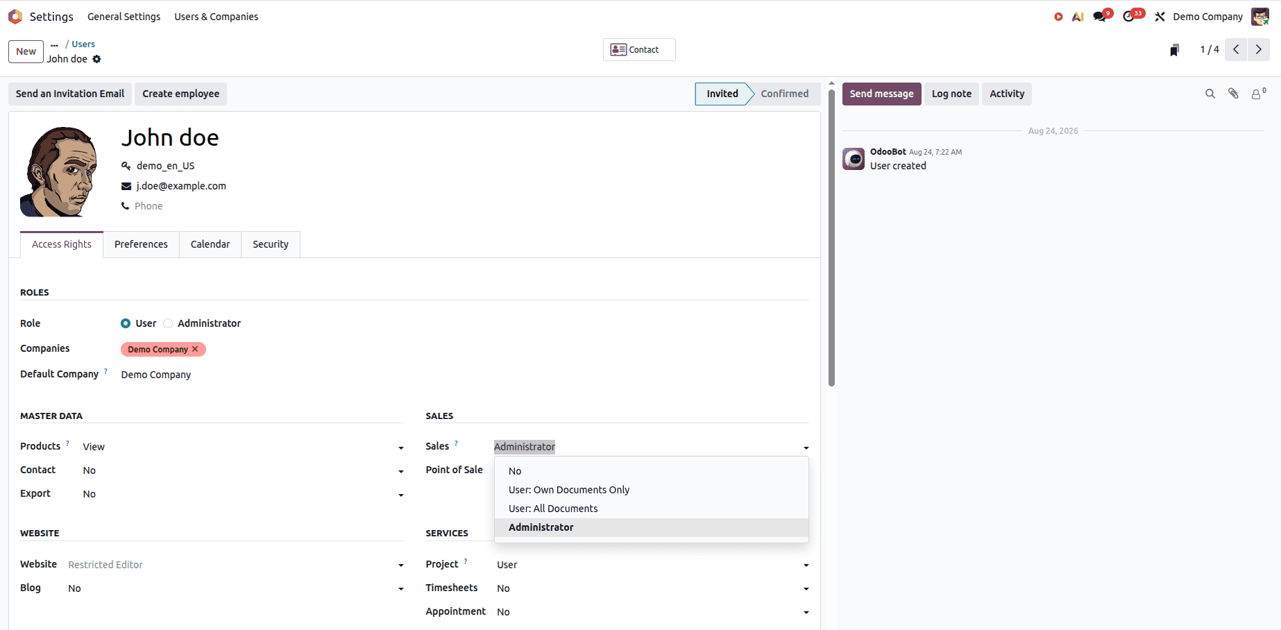 How to Manage User Access and Permissions in Odoo 19-cybrosys