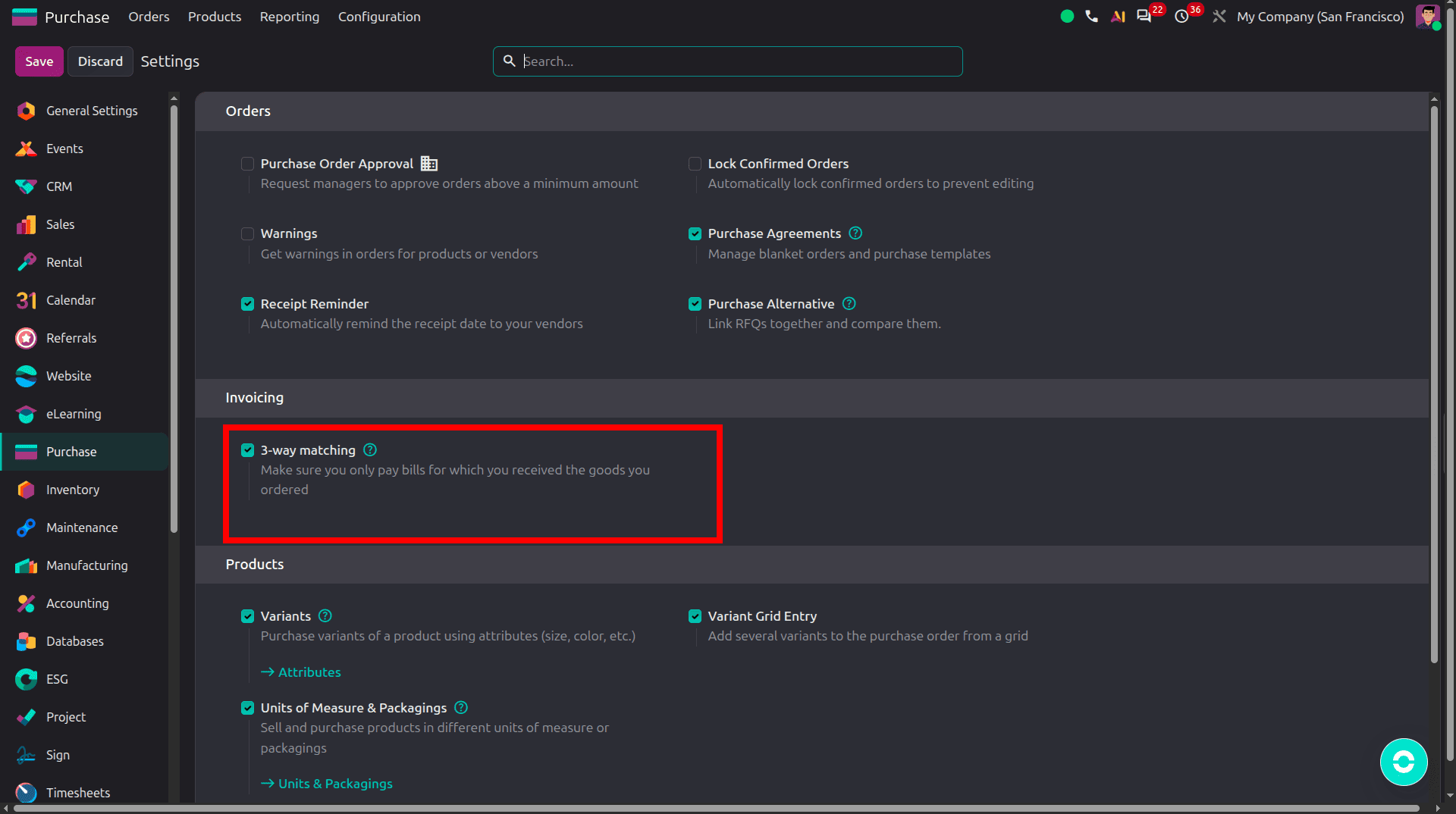 How to Manage Vendor Bills Using 3-Way Matching (Release to Pay) in Odoo 20-cybrosys