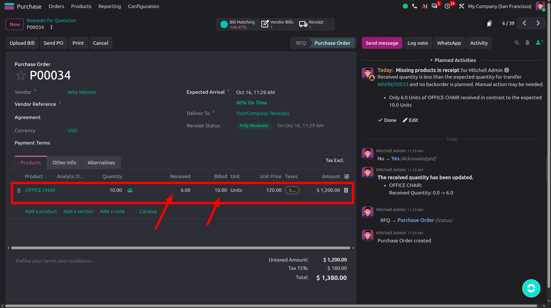 How to Manage Vendor Bills Using 3-Way Matching (Release to Pay) in Odoo 20-cybrosys