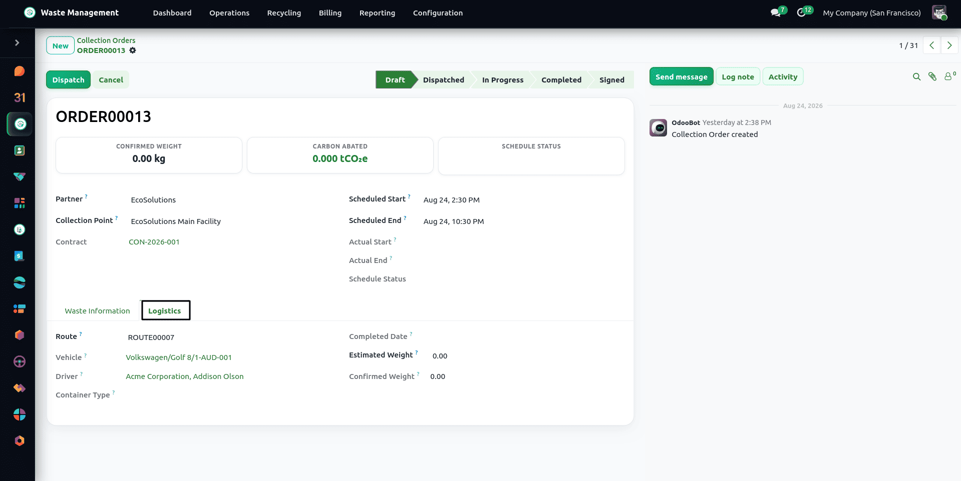 How to Manage Waste Efficiently in Odoo 19 with Waste Management ERP-cybrosys