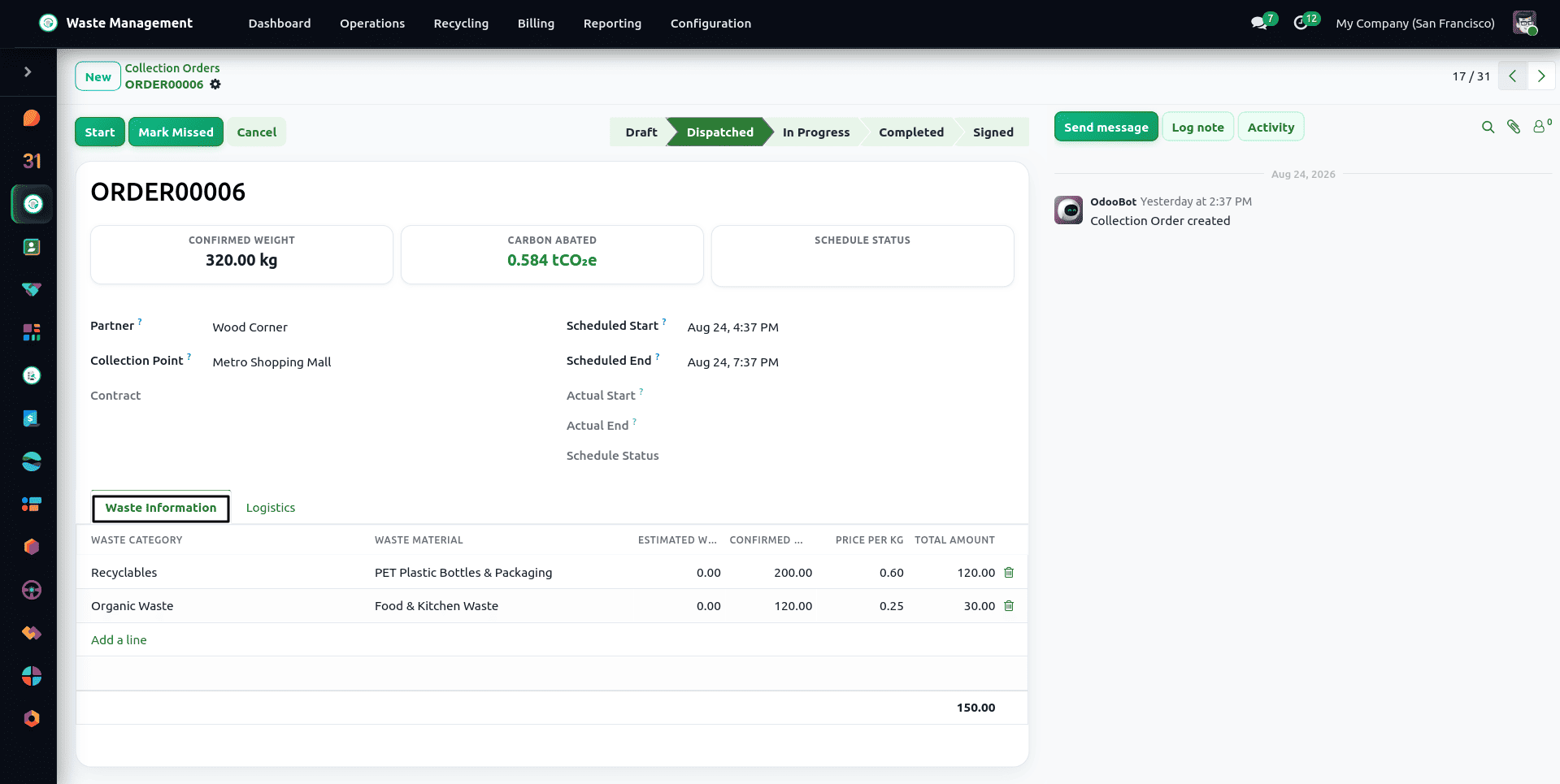 How to Manage Waste Efficiently in Odoo 19 with Waste Management ERP-cybrosys