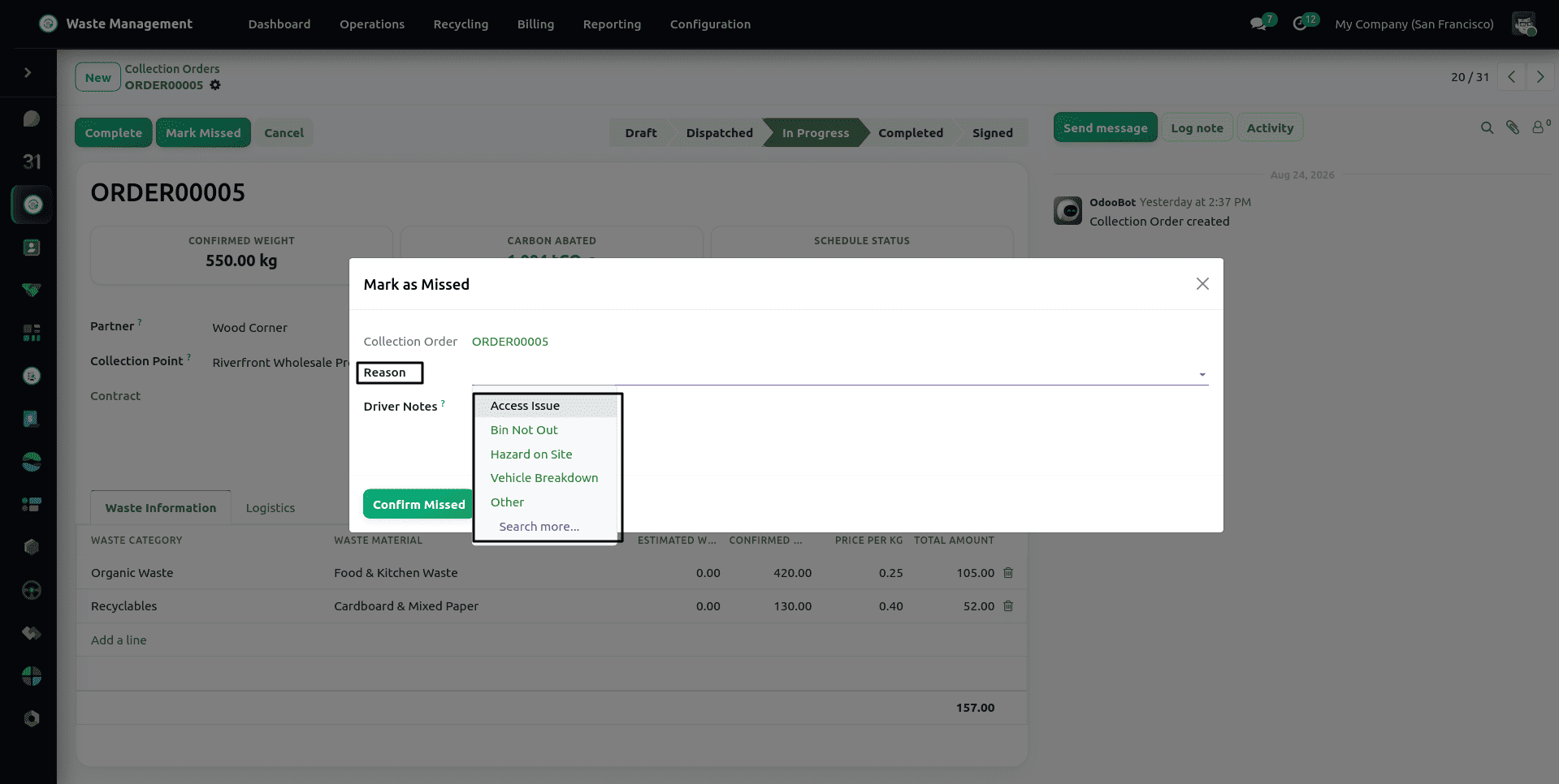 How to Manage Waste Efficiently in Odoo 19 with Waste Management ERP-cybrosys