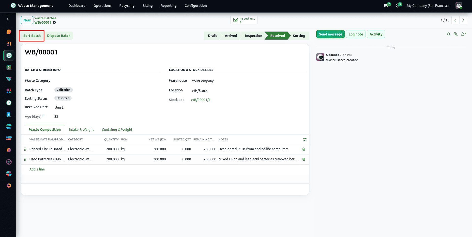 How to Manage Waste Efficiently in Odoo 19 with Waste Management ERP-cybrosys