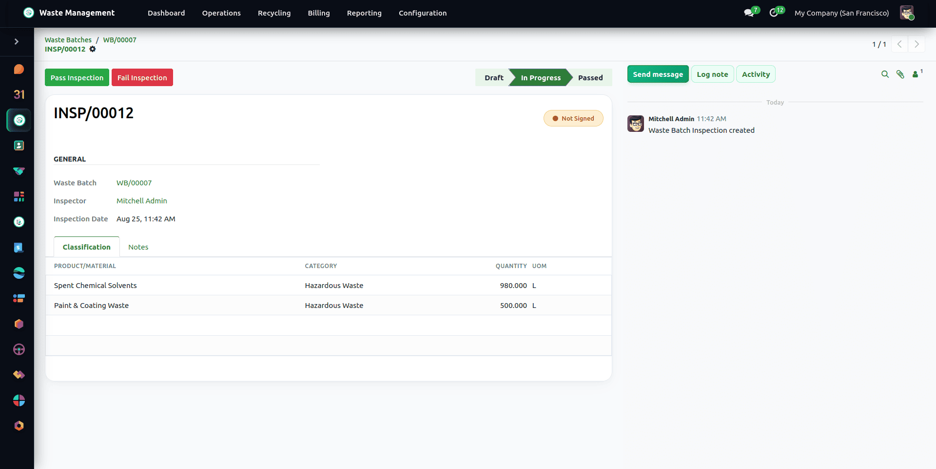 How to Manage Waste Efficiently in Odoo 19 with Waste Management ERP-cybrosys