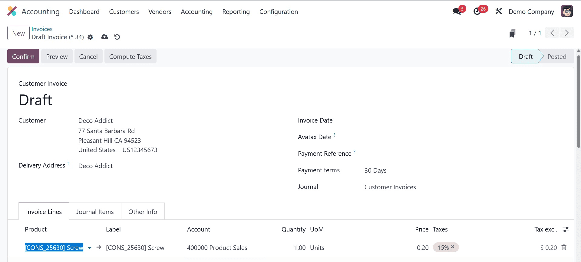 How to Map Taxes & Accounts Using Fiscal Position in Odoo 17 Accounting-cybrosys