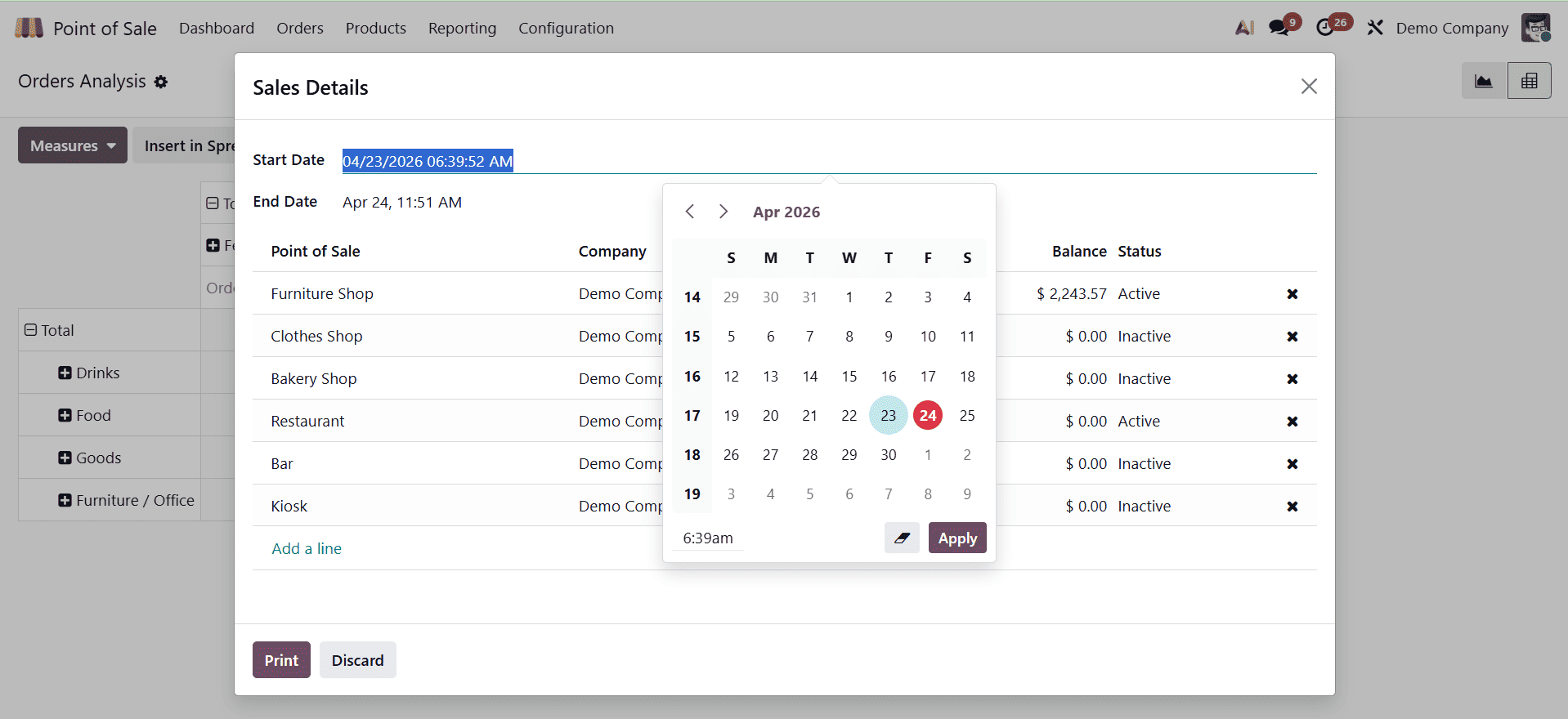 How to Monitor Daily Sales with Odoo 19 POS Reporting Tools-cybrosys