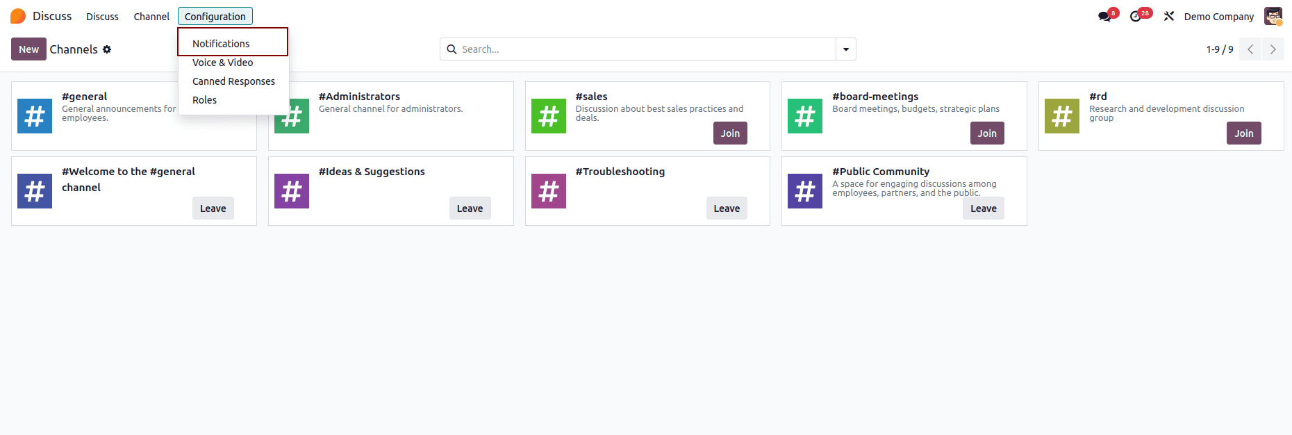 How to Mute Channels and Customize Notifications in Odoo 18 Discuss-cybrosys