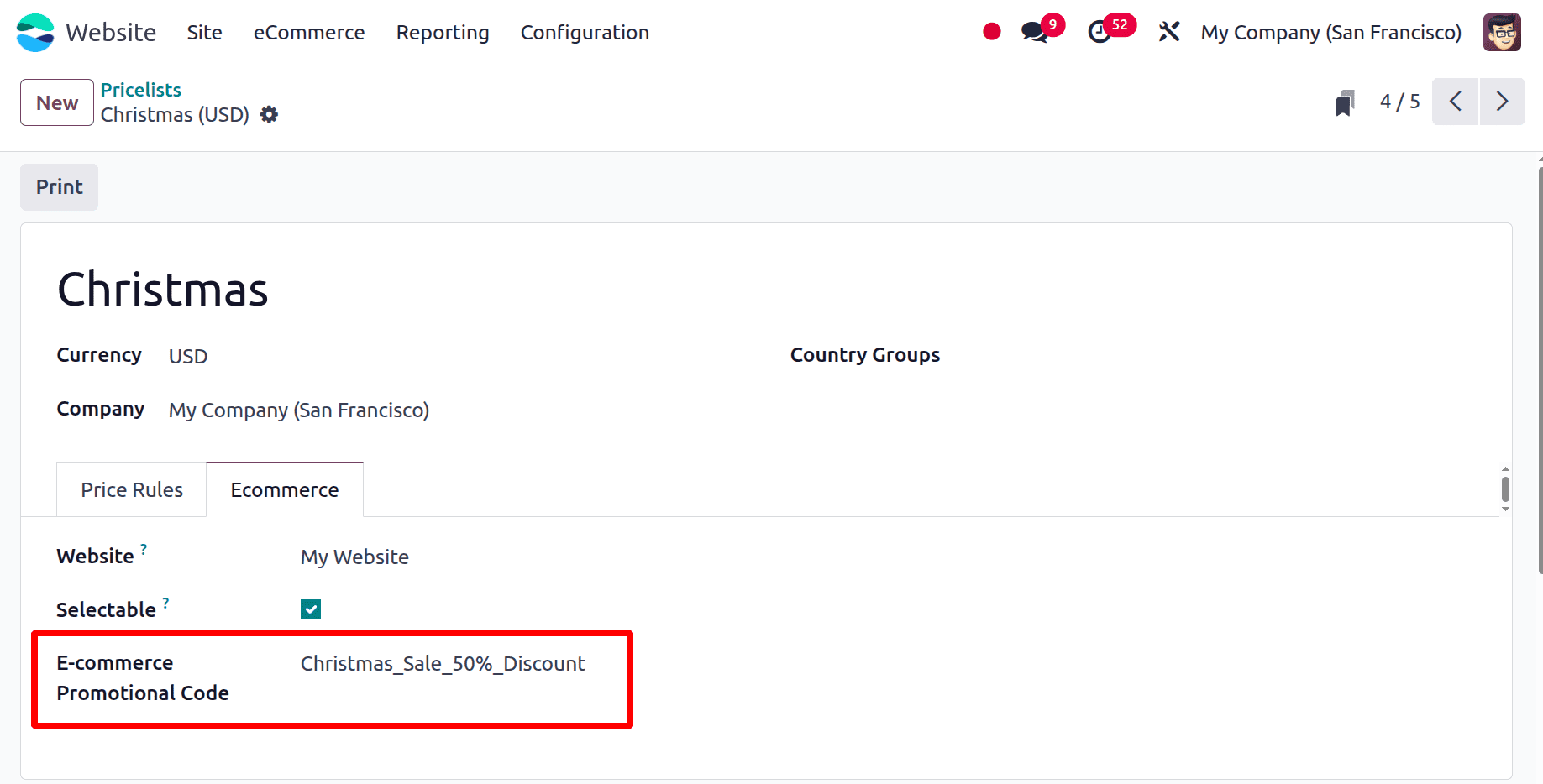 How to Offer Tiered Pricing to Customers in Odoo 18 E-Commerce-cybrosys