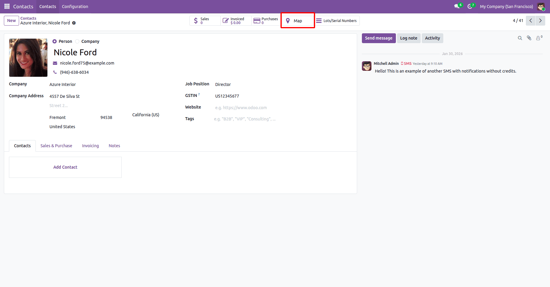 How to Open a Customer Address in Google Maps from Odoo 19-cybrosys
