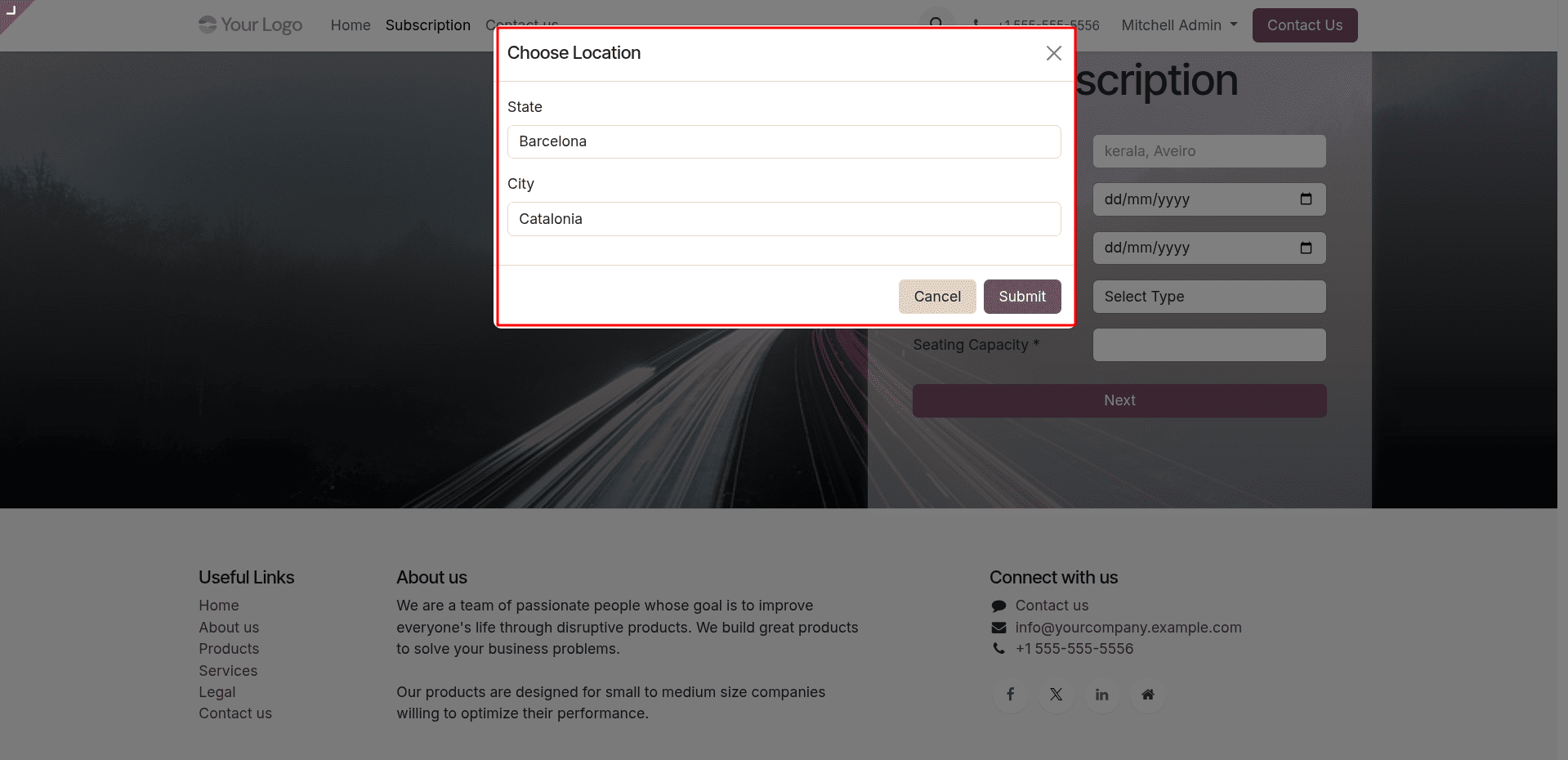 How to Open a Modal on Clicking a Field in Odoo 19-cybrosys
