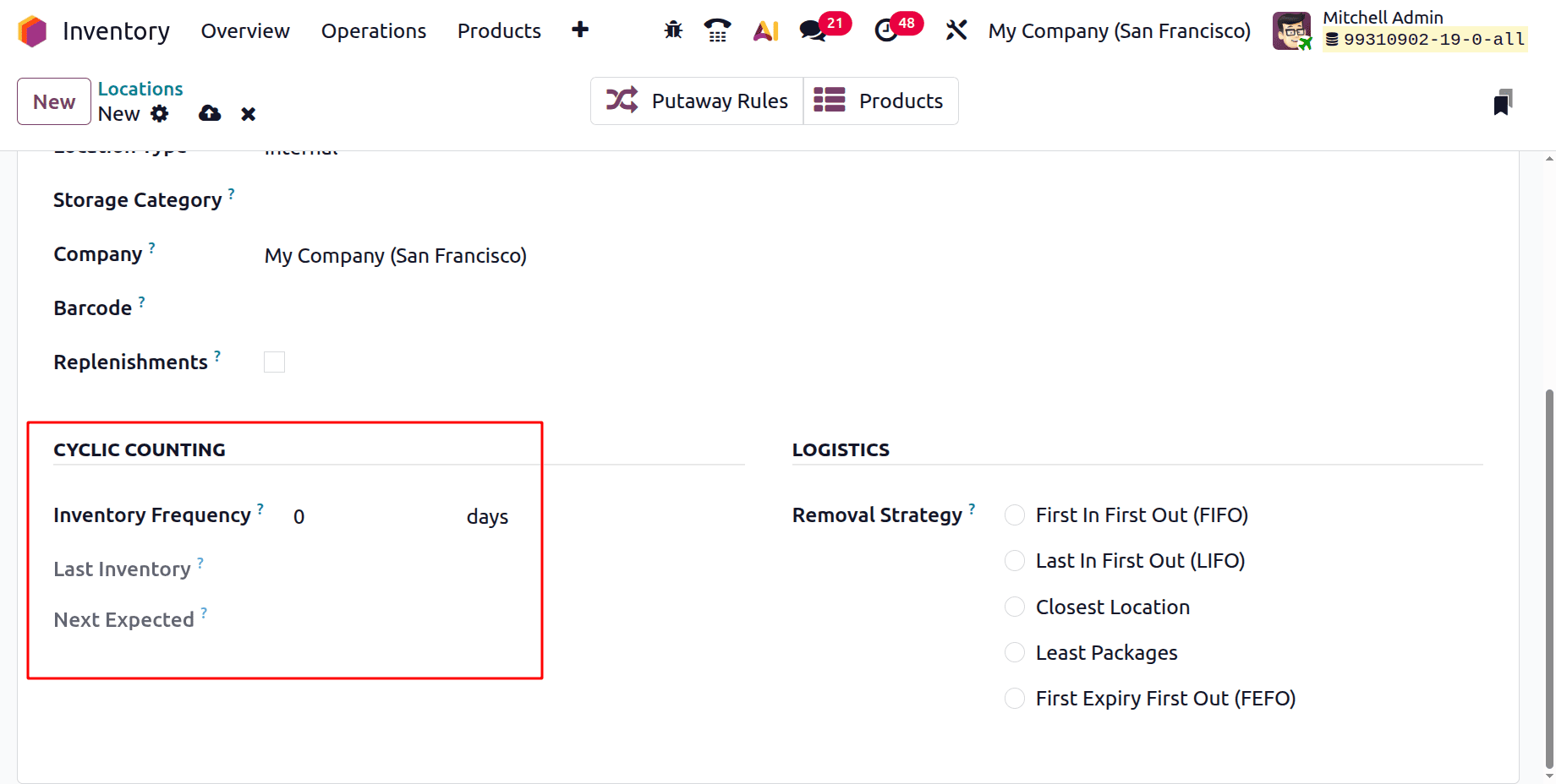 How to Optimize Inventory Flow with Removal Strategies in Odoo 19-cybrosys