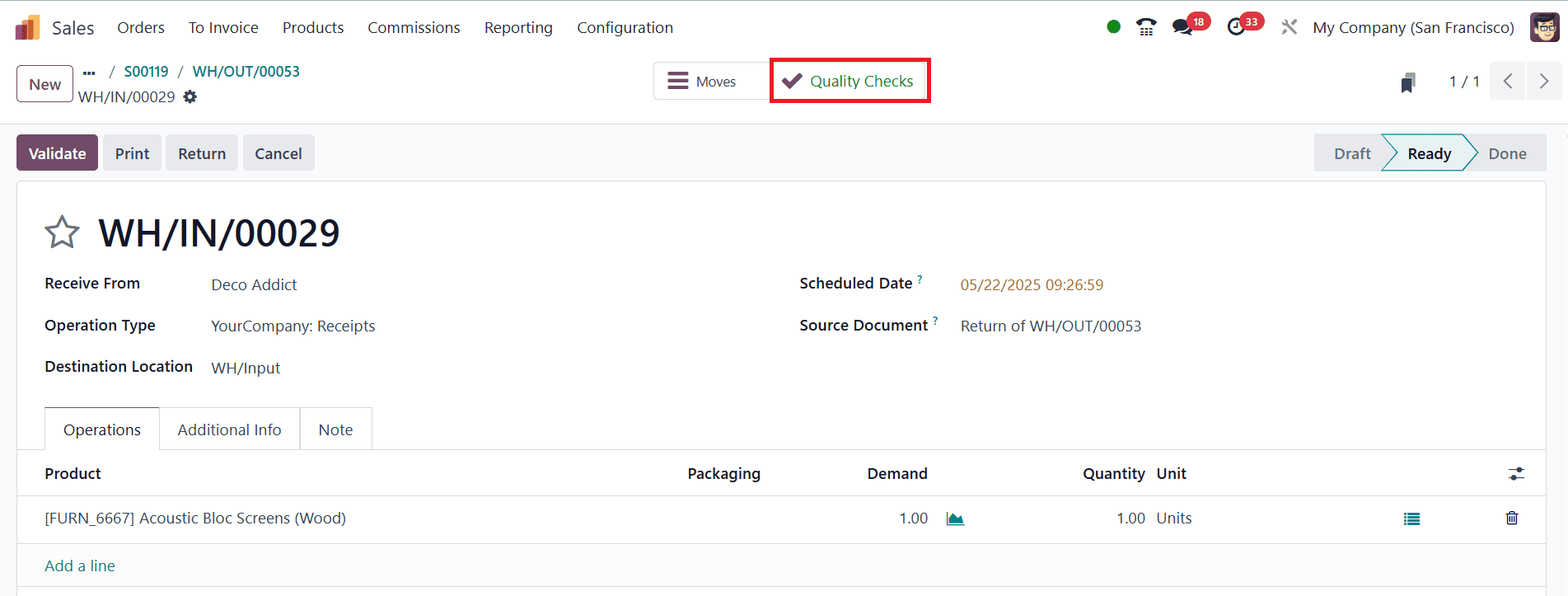 How to Optimize Transfer Operations with Quality Control in Odoo 18-cybrosys