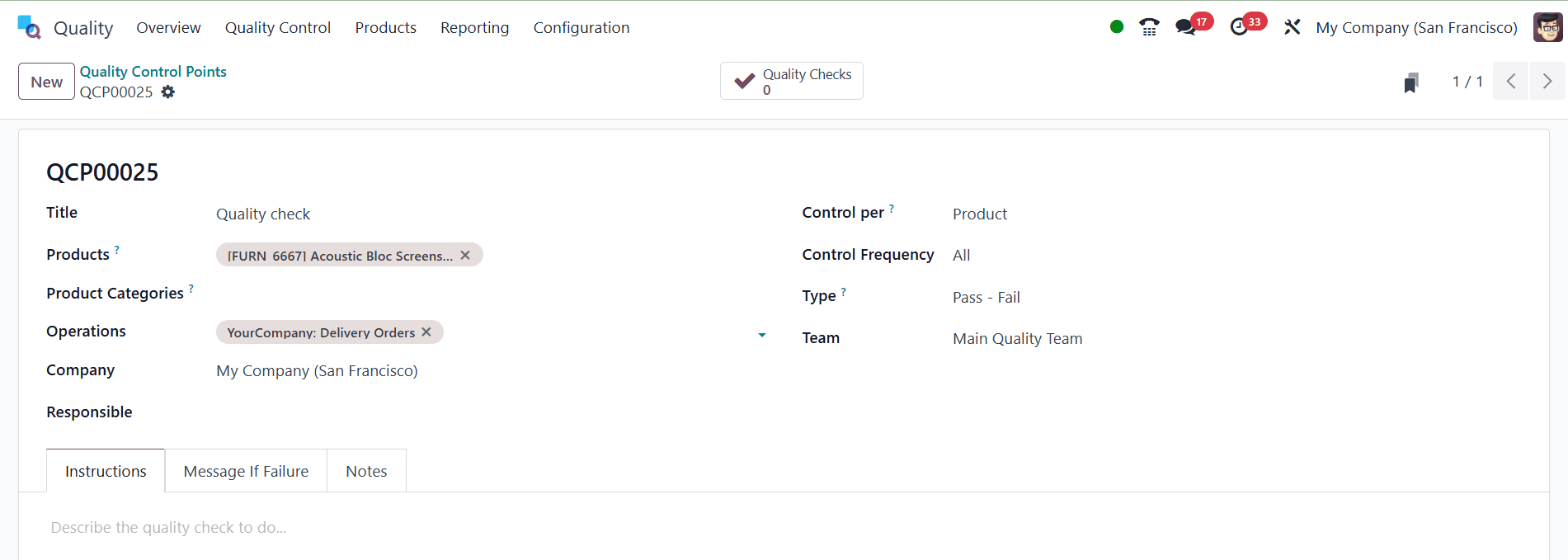 How to Optimize Transfer Operations with Quality Control in Odoo 18-cybrosys