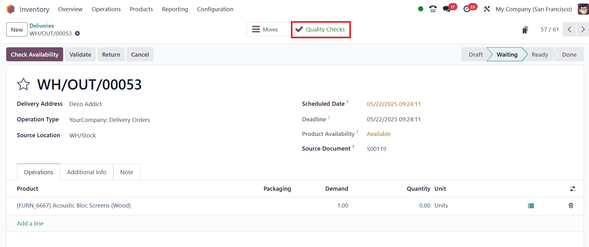 How to Optimize Transfer Operations with Quality Control in Odoo 18-cybrosys